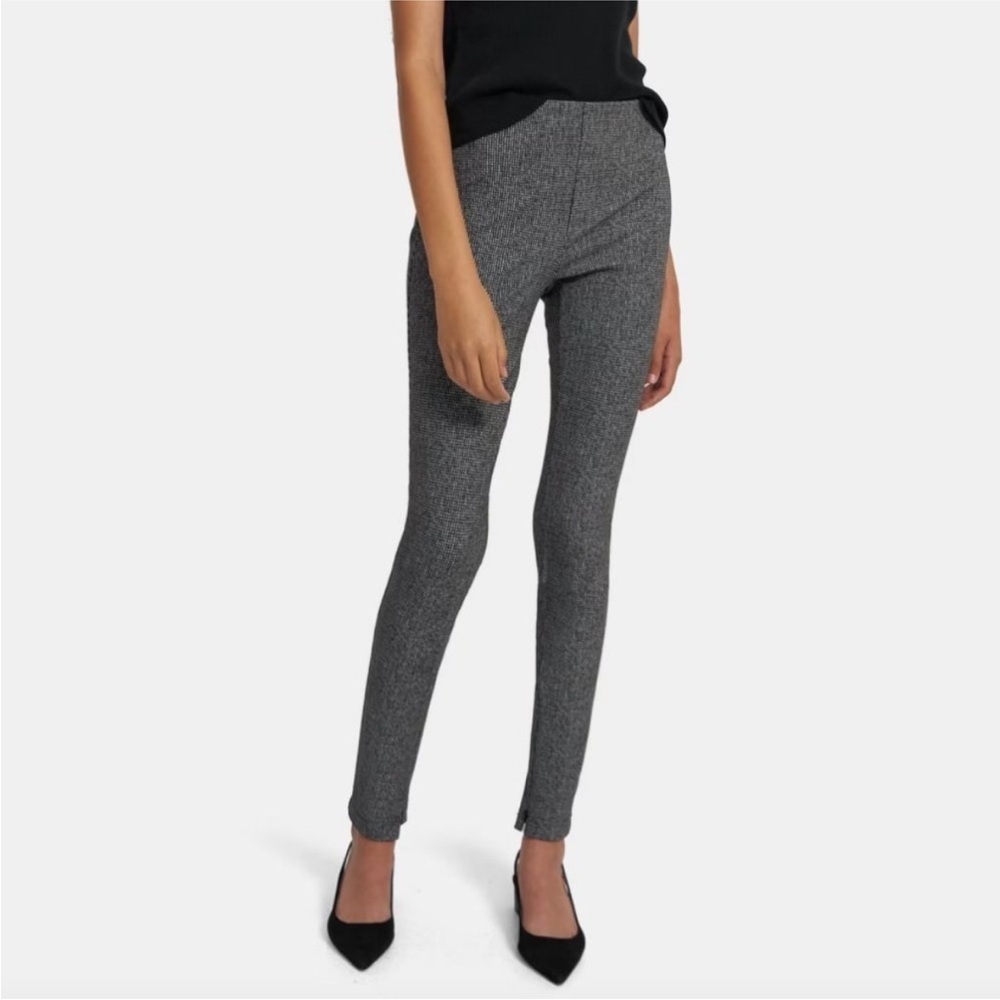 Theory Skinny Legging In Houndstooth Ponte Size S